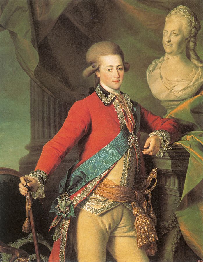 Levitsky, Dmitry Portrait of Alexander Lanskoy, Aide-de-camp to the Empress